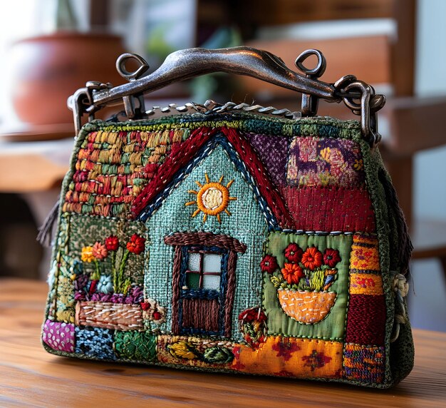 Ręcznie wyszywana torba